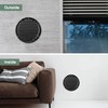 Vent Systems 8" Inch Black Round Soffit Vent Cover -