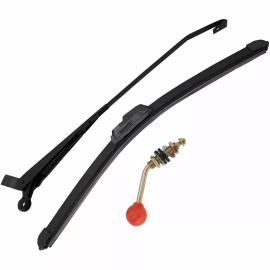 chun_8594 15.7" Windshield Wiper Hand Front Operated Kit For Polaris Ranger RZR 800 900