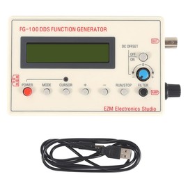 Byttlerom DDS Function Signal Generator Function Signal Generator FG-100 1HZ-500KHZ Multi-Functional Frequency Oscilloscope Easy Install