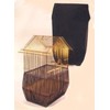 Sheer Guard Bird Cage Skirt and Cover Set - Large (Black)