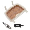 vhbw Air Filter, Fuel Filter, Spark Plug Compatible with Stihl