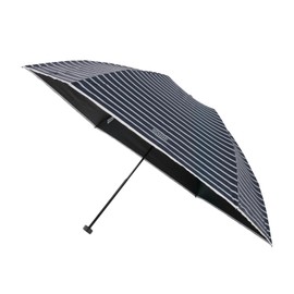 Moonbat 22-431-11922-02 [Macintosh Philosophy] Parasol Folding Umbrella, For Rain or Shine, First Class Light Blocking, Thermal Blocking, UV Border, blue