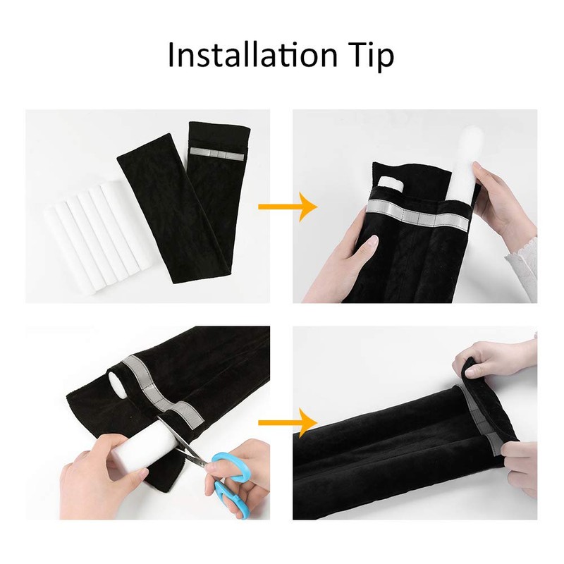 VISEMAN 36 Inch Under Door Stopper-Door Noise Blocker, Double Sided