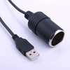 USB Cigarette Lighter Adapter - iGreely USB A Male to