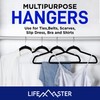 Lifemaster Velvet Clothes Hangers – with 360 Degree Swivel Hook