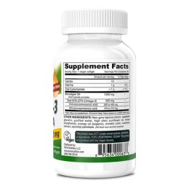 Deva Vegano Omega-3 Dha Epa Suplemento Una Vez Por Día Sof