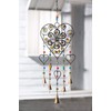 Namaste Heart and Glass Bead Wind Chime - Fair Trade