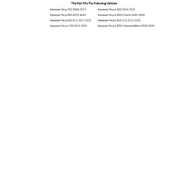 TUSK LED Light Bar Brackets 40 inch Curved for Kawasaki Teryx4 800 2014-2022