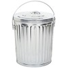 Witt Industries 10GPCL Galvanized Steel 10-Gallon Light Duty Waste Pail