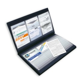 Sigel 90 x 58mm Business Card Album - Black