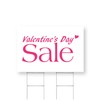 Valentines Day Sale Yard Sign 24 Inch x 36 Inch