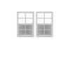 Shed Windows and More 2 Pack Shed Window 12" X