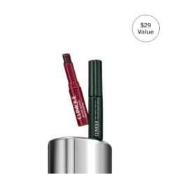 Clinique Almost Lipstick 06 Black Honey 0.04 oz & High Impact Mascara 0.14 oz