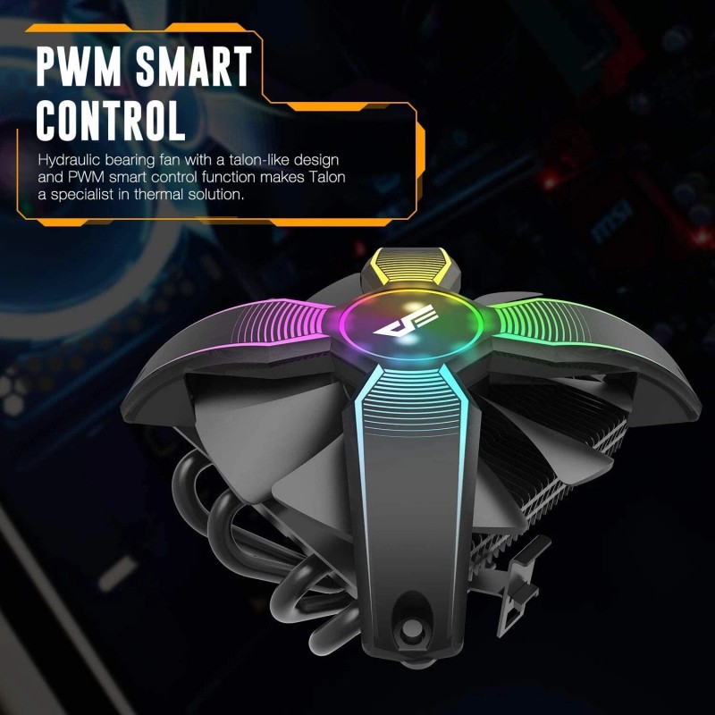 DarkFlash Talon LGA1151 AM4 CPU Cooler RGB PWM Fan Four