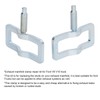 2pcs Exhaust Manifold Clamp Repair Kit Manifold Stud Clamp Replacement