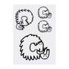 4 x 'Woolly Mammoth' Temporary Tattoos - Water Resistant, Skin-Safe,