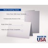 4 1/4" x 5 1/2" Extra Thick Blank White Cards