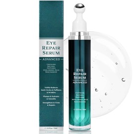 Under Eye Cream for Dark Circles and Puffiness – Caffeine Eye Serum with Retinol, Peptides & Hyaluronic Acid for Fine Lines, Wrinkles, Bags & Tired Eyes, Hydrating Anti-Aging Eye Treatment for Men and Women, 30ml
