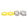 Fuel Pressure Sensor T Fitting Adapter with 2 x Plastic