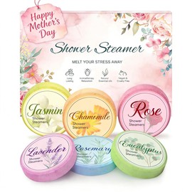 Mothers Day Gifts for Mom Wife Aunt: 6 Pack Shower Steamers Aromatherapy, Spa with Essential Oils Relaxation, Birthday Gift for Women Teens Girls Friend Girlfriend Grandma Sister Daughter