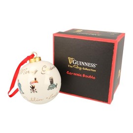 Guinness "Gilroy Collection" Christmas Ceramic Bauble