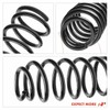 A-Premium 2Pcs Rear Suspension Coil Spring Set Compatible with Honda