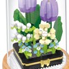 Plant Building Blocks Miniature DIY Building Blocks Bouquet Potted Plants