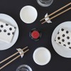 balvi Sushi Set Mushiki Colour White Soy Bowl with Chopstick