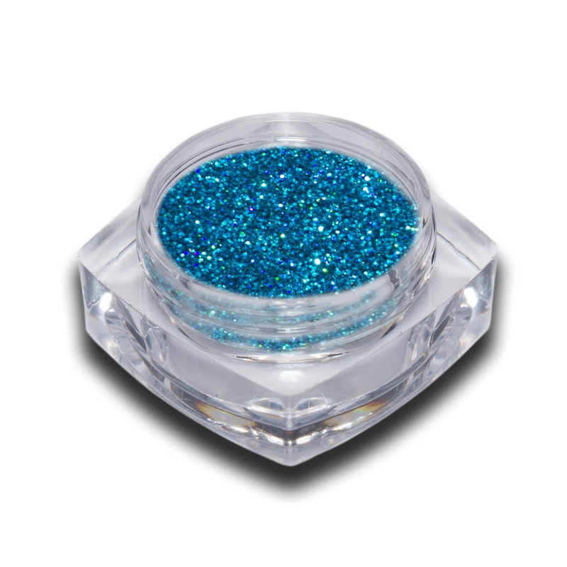 Hologram Glitter Powder Blue Turquoise Holo Nail Art