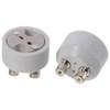 SSHHUI 6pcs Ceramic Lamp Holder, GU10 to MR16 Adapter, Light