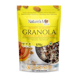 Nature's Mix Honey Almond Granola, 575g Made with Local Honey, Local Oats and Olive Oil.