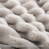 RUIKASI Fleece Throw Blanket for Sofa - Single Fluffy Beige