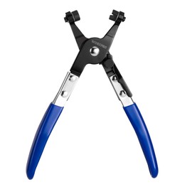 WORKPRO Hose Clamp Pliers Heavy Duty, Clamp Pliers and Swivel Flat Band Hose Clip Pliers, Hose Clamps Removal and Installation Tool, Auto Repairing Tool for Car