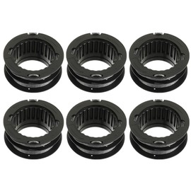 HUAREW SB00L00 Dual Trimmer Line Replacement Spool for Greenworks ST60V ST60V-T0 80V ST80L200 String Trimmer, Replacement Spool line 17ft .080" (6 Pack)