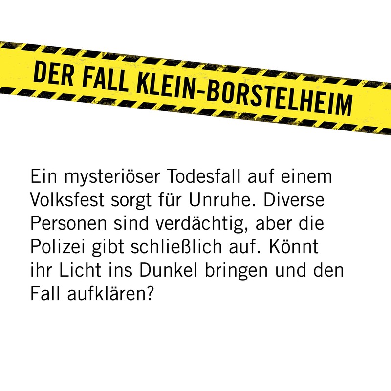 Hidden Games Crime Scene Crime Game, Escape Room Game [German