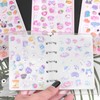 Homgaty M5 PP Sheet 20-Piece Set, Sticker Sheet, 5-Hole, For