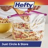 Hefty Slider Calendar Storage Bags, Half Gallon Size, 32 Count