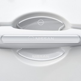 DELUXEFOX Door Handle Protector, Fit for Nissan, Set of 8, Door Handle Protector, Anti-Scratch, Scratch, Hide, Sticker, Cover, Protective Film for Patrol, ARIYA Ariya, TIIDA, Tiida, X-Trail, Rogue