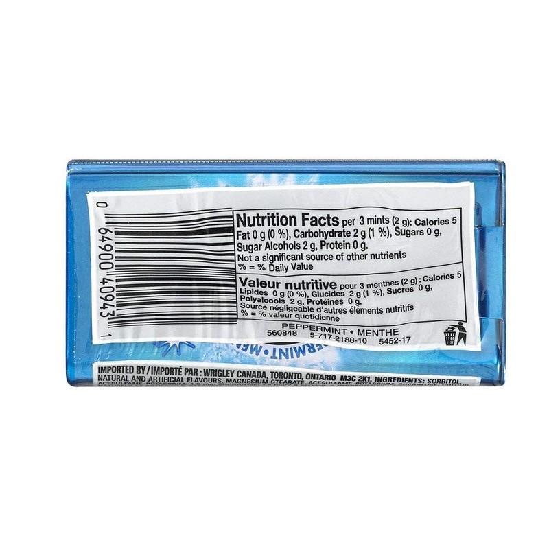 Excel Mints Peppermint, 34gm Tin, 8 Count