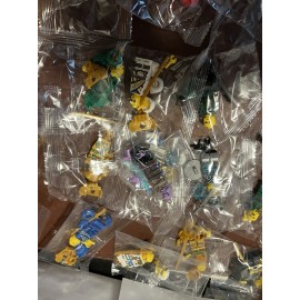 Unbranded Like  Lot of 25 Assorted Minifigures- Ninjago Dragons with Accessories- New