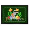 speecheese Merry Easter with Cute Easter Bunny Doormat in 35