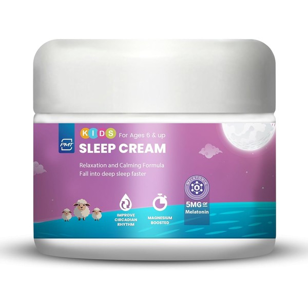 Kids Sleep Cream by PMT, Natural Sleeping Aid Regulates Sleep