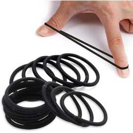 MINTHE™ Black Hair Bobbles For Women & Men | 14 Pack | Hair Ties No Damage, Hair Tie, Black Hair Bands For Women Thick Hair, Black Hair Band, Thick Hair Bands, Hairbands Women, Hair Elastics
