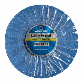 Lace Front Support Wig Tape Double Sided Waterproof Super Hold Adhesive for Wig Hair Extension Hair Pieces Lace Wigs Men's Toupee Beards Made in the USA Safe and Easy to Use (36Yard-1.0cm wide)