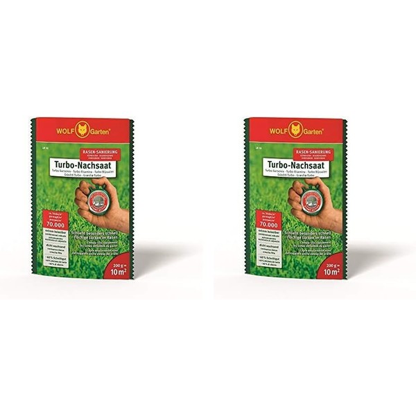 Wolf-Garten Turbo Reseeding LR 10, 10 m² (Pack of 2)