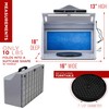 Master Airbrush Portable Airbrush Spray Booth Kit with Dual Exhaust