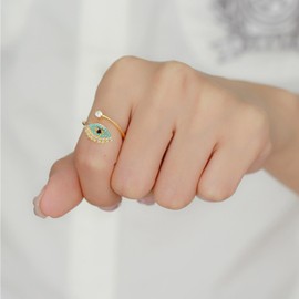 Stocking Stuffers Holiday Outfits for Women 2024 To My Daughter Fidget Ring Stainless Steel Anti Anxiety Rings Open Adjustable Girls Ring Colorful Stress Relief Ring Birthday Gifts for Teens Girls with Beads Spinner