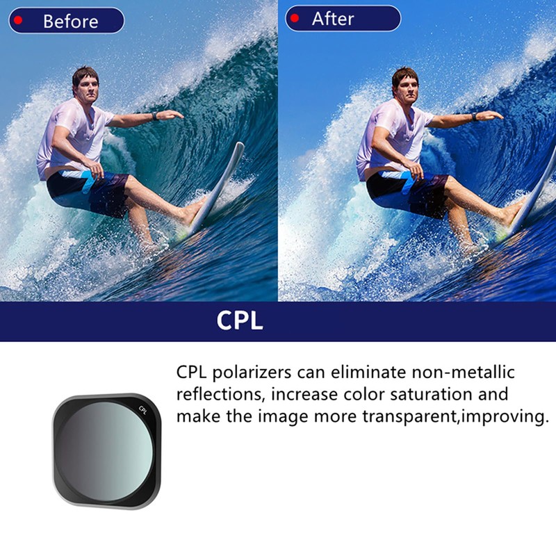 HD Optical Glass Lens Filter Camera Lens Filter for Insta360