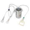 Manual Milking Machine 2000ml Effort Saving Control Stainless Steel Bottle