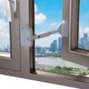 EUDEMON 1 Pack Childproof Window Restrictor for Aluminum, Wooden, Metal